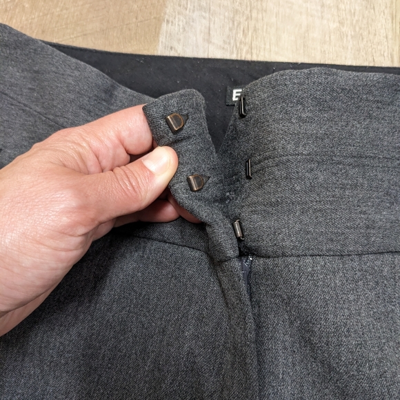 Express Gray Bootcut Trouser Pants - Picture 3 of 9